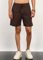 Fabmade Cocoa Ease Shorts | Grocsy