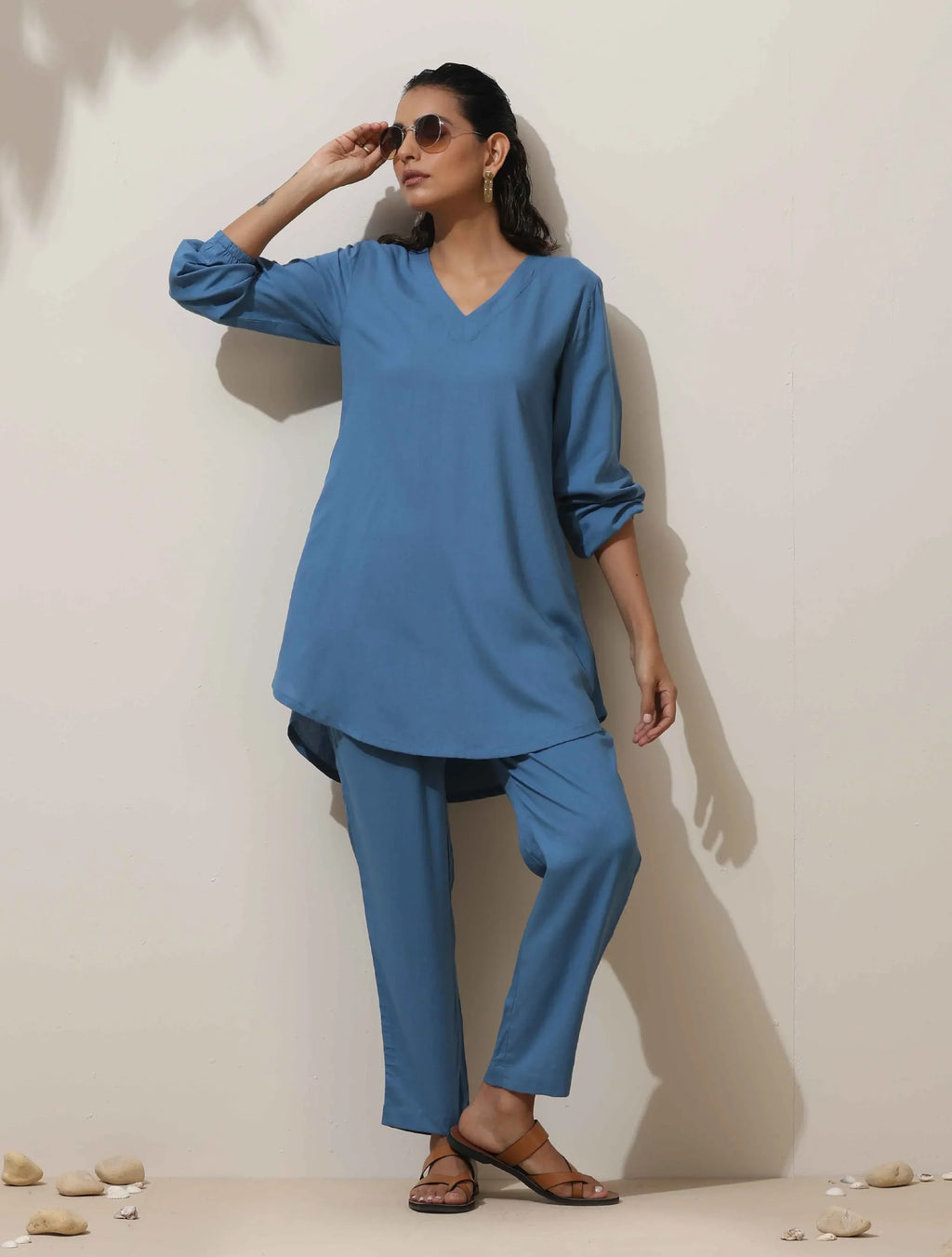 trueBrowns Blue Co-ord Set | Grocsy