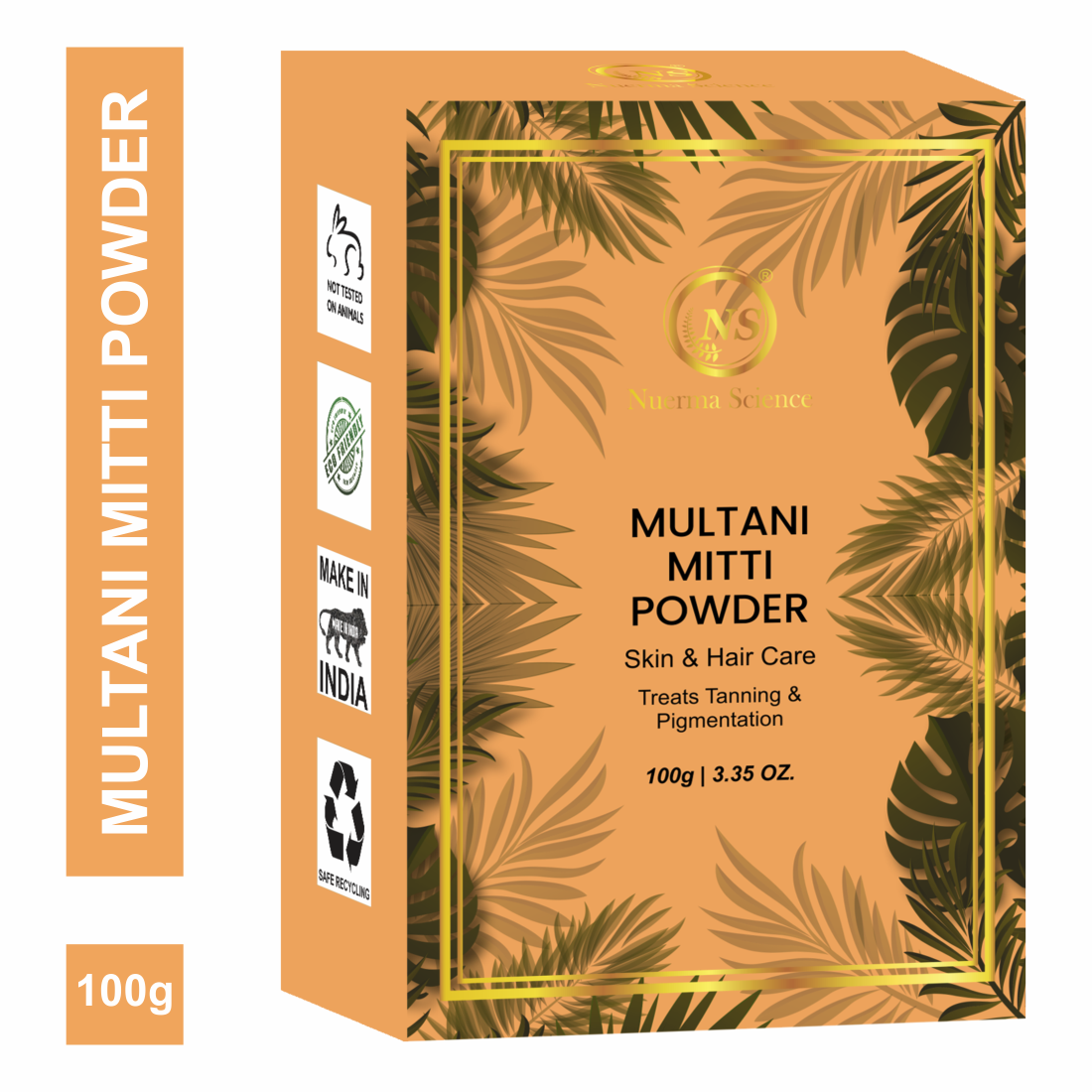 Nuerma Science Multani Mitti Powder For Glowing Skin & Anti Pigmentation | Grocsy