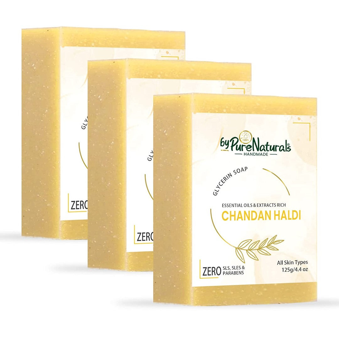 byPureNaturals Chandan Haldi Soap | Grocsy