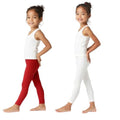 Chilins Lycra Red,White Cotton Legging for Girls | Grocsy