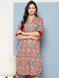 Ahalyaa Women Ethnic Motifs Printed Regular Gotta Patti Kurta with Palazzos | Grocsy