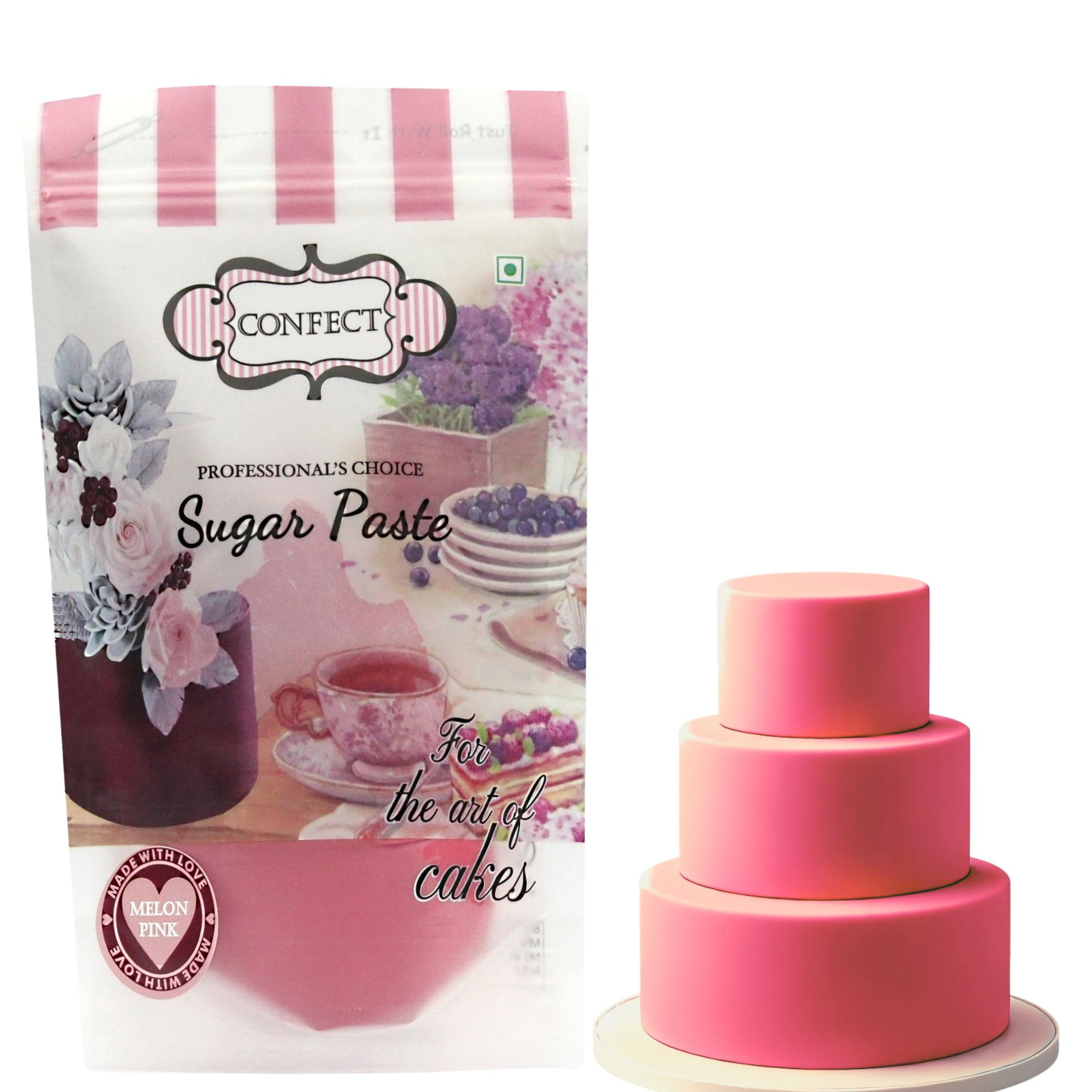 Confect Hot Pink Fondant | Edible Sugarpaste | Grocsy
