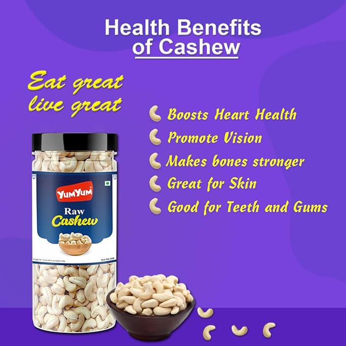 Yum Yum Cashews Jar | Grocsy