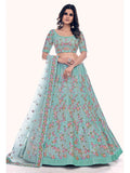 Myra Firozi Soft Net Embroidered Designer Lehenga Choli | Grocsy