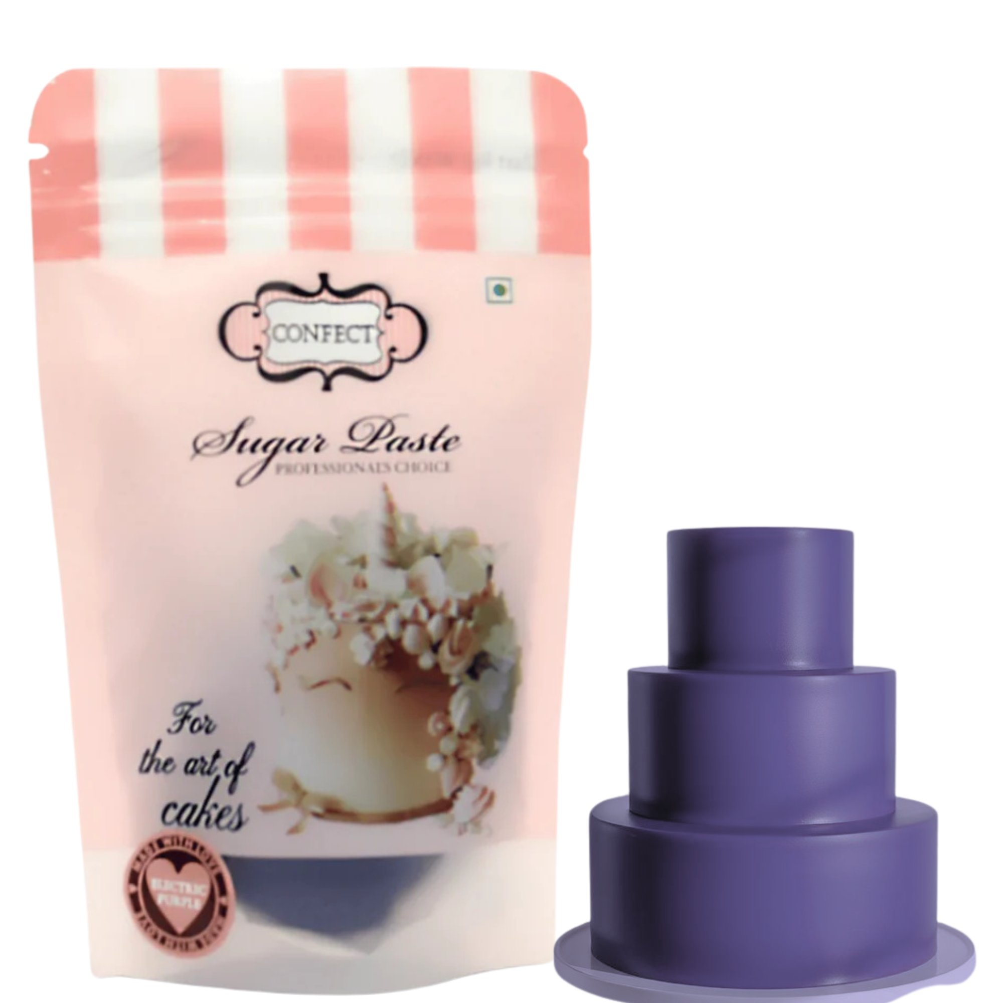 Confect Electric Purple Fondant | Edible Sugarpaste | Grocsy