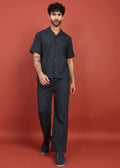 Fabmade Midnight Ease Shirt & Trouser Co-Ord Set | Grocsy
