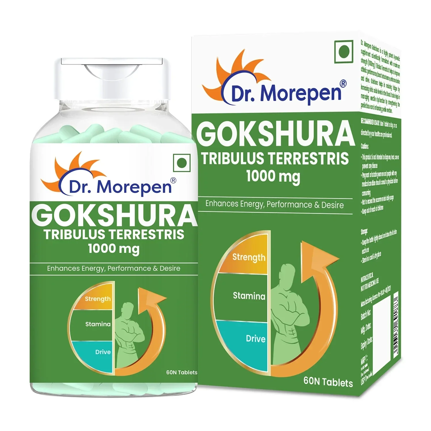 Dr Morpen Gokshura & Testo Boost -Performance Combo Pack | Grocsy