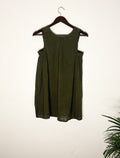 trueBrowns Olive Green Sleeveless Top | Grocsy