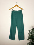 trueBrowns Green Muslin Pant | Grocsy