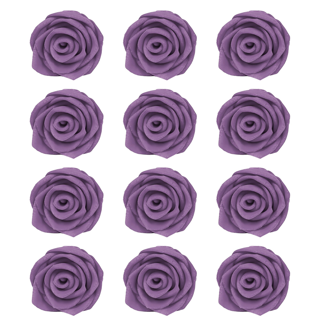 Confect True Purple | Edible Sugar Roses Topper | Grocsy