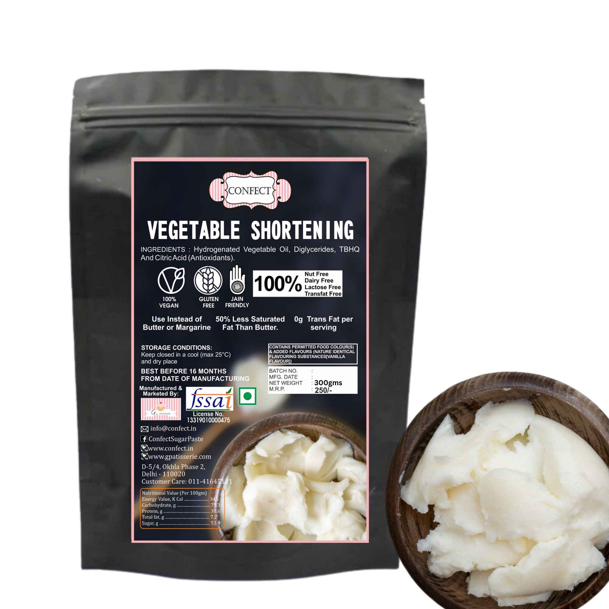 Confect Vegetable Shortening | Grocsy
