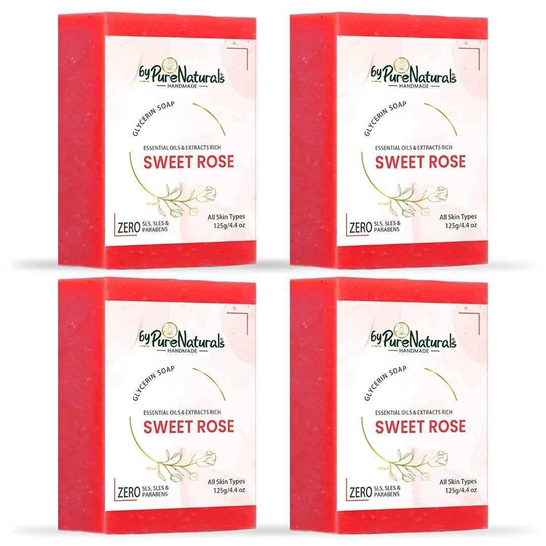 byPureNaturals Sweet Rose Soap | Grocsy