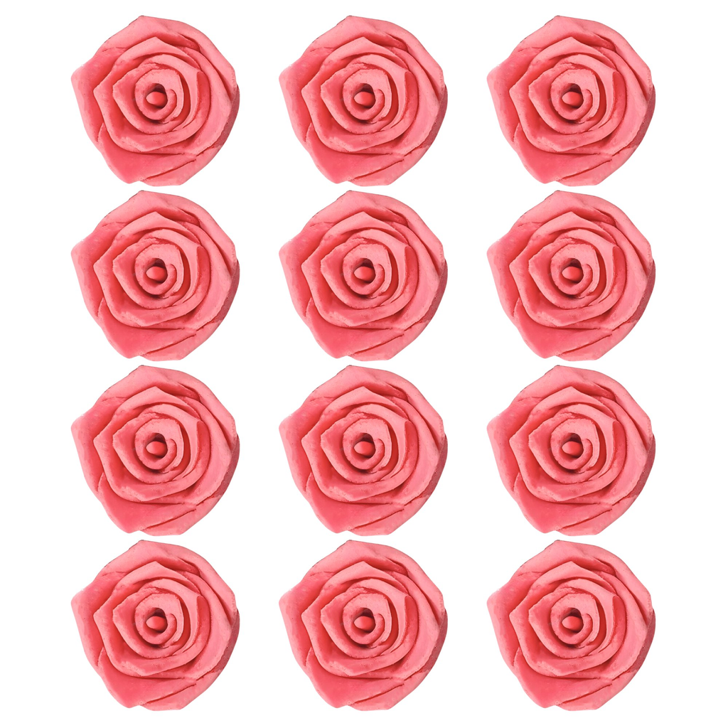 Confect Salmon Pink | Edible Sugar Roses Topper | Grocsy