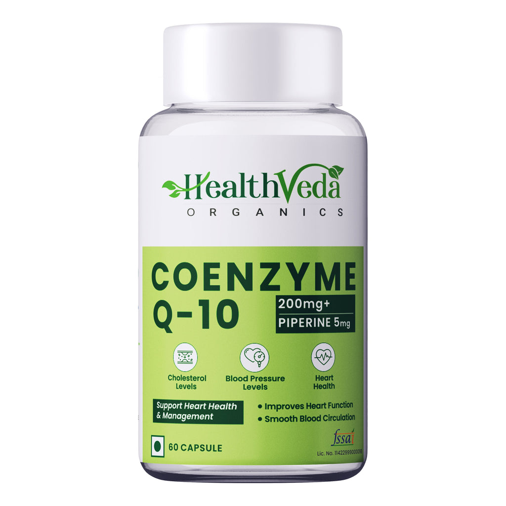 Health Veda Organics Coenzyme (Coq10) Capsules | Grocsy