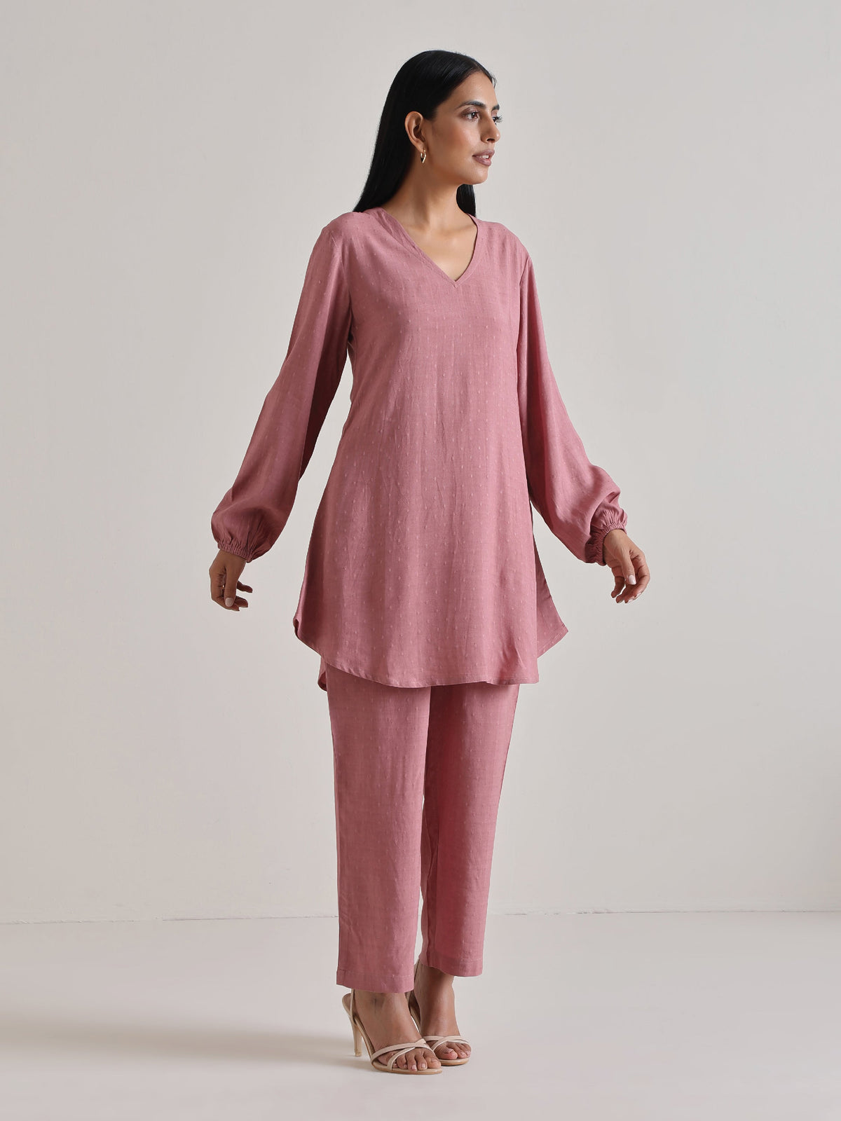 trueBrowns Mauve Short Co-Ord Set | Grocsy