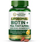 Himalayan Organics Biotin 10000 Mcg with Keratin, Amino Acids & Multivitamin Tablets | Grocsy