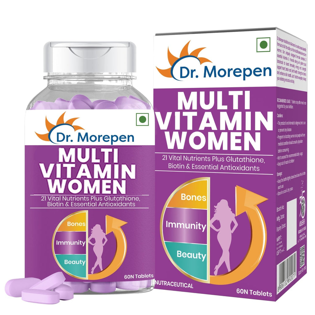 Dr Morpen Multivitamin Women And Biotin+ Advanced | Grocsy