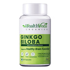 Health Veda Organics Ginkgo Biloba Capsules | Grocsy