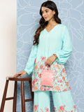 Ahalyaa Floral Printed Ethnic Co-Ords | Grocsy
