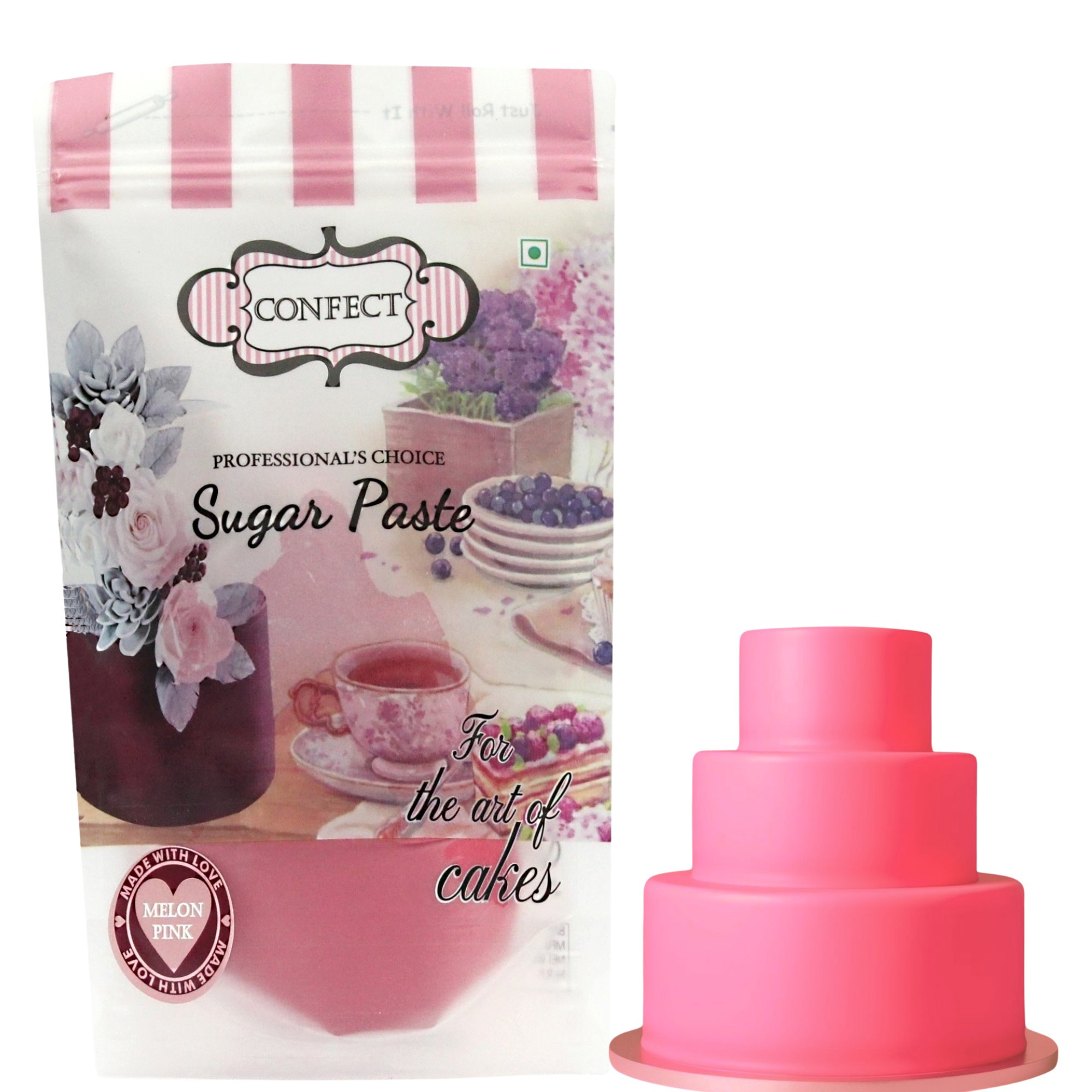 Confect Neon Pink Fondant | Edible Sugarpaste | Grocsy