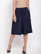 trueBrowns Linen Cotton Blue Pant | Grocsy