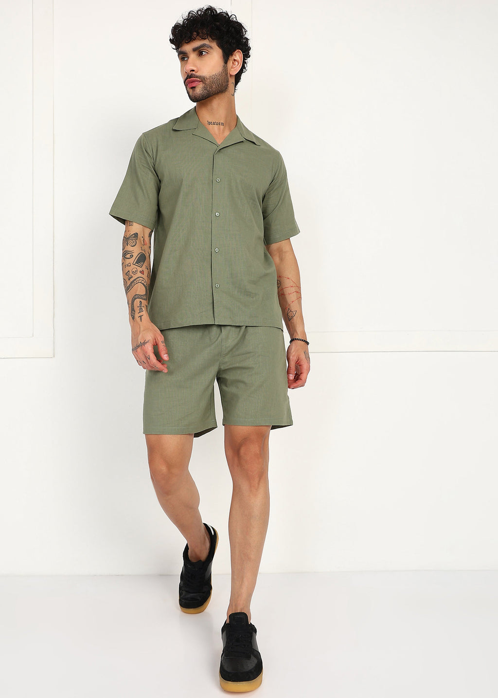 Fabmade Grove Ease Linen Co-Ord Set | Grocsy