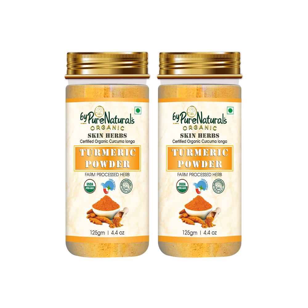 byPureNaturals Organic Turmeric Powder (Daru Haridra) | Grocsy