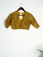 trueBrowns Gold Tissue Blouse | Grocsy