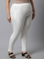 TAG 7 Women Plus Size Cotton Ankle Length Leggings | Grocsy