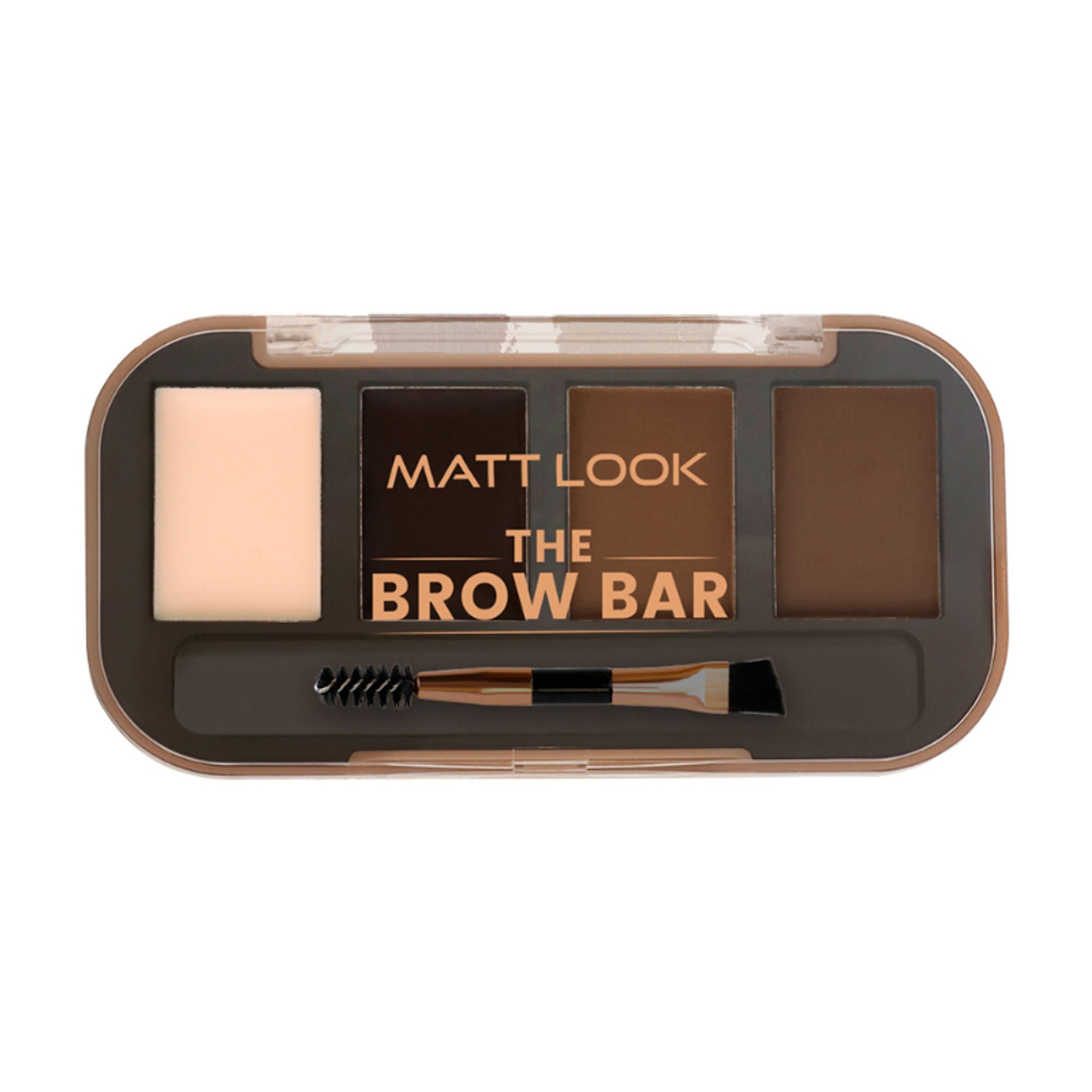 Matt Look The Brow Bar Eyebrow Enhancer Eyeshadow Palette - Natural 02 | Grocsy