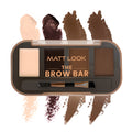 Matt Look The Brow Bar Eyebrow Enhancer Eyeshadow Palette - Natural 02 | Grocsy