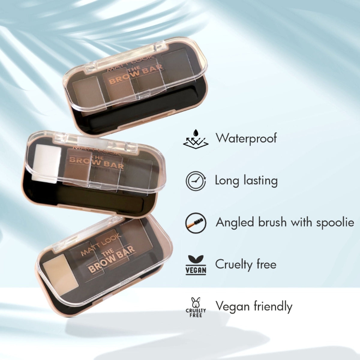 Matt Look The Brow Bar Eyebrow Enhancer Eyeshadow Palette - Natural 02 | Grocsy