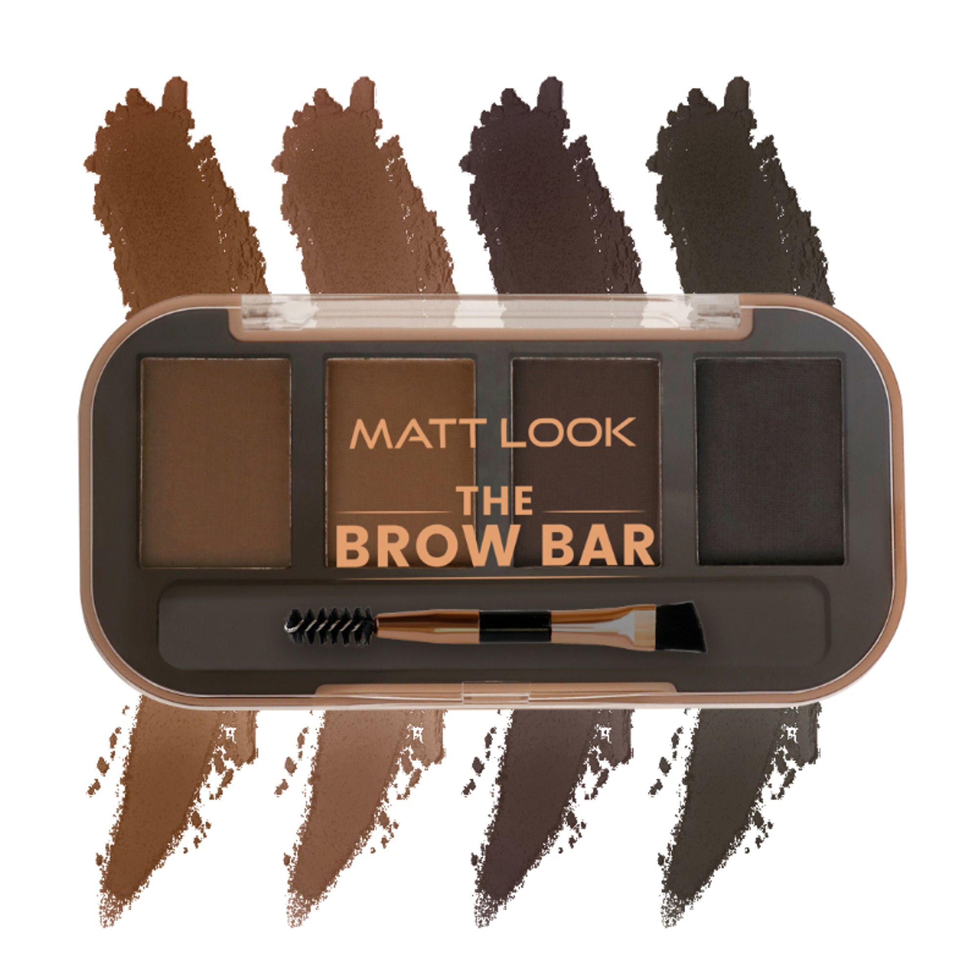 Matt Look The Brow Bar Eyebrow Enhancer Eyeshadow Palette - Intense 03 | Grocsy