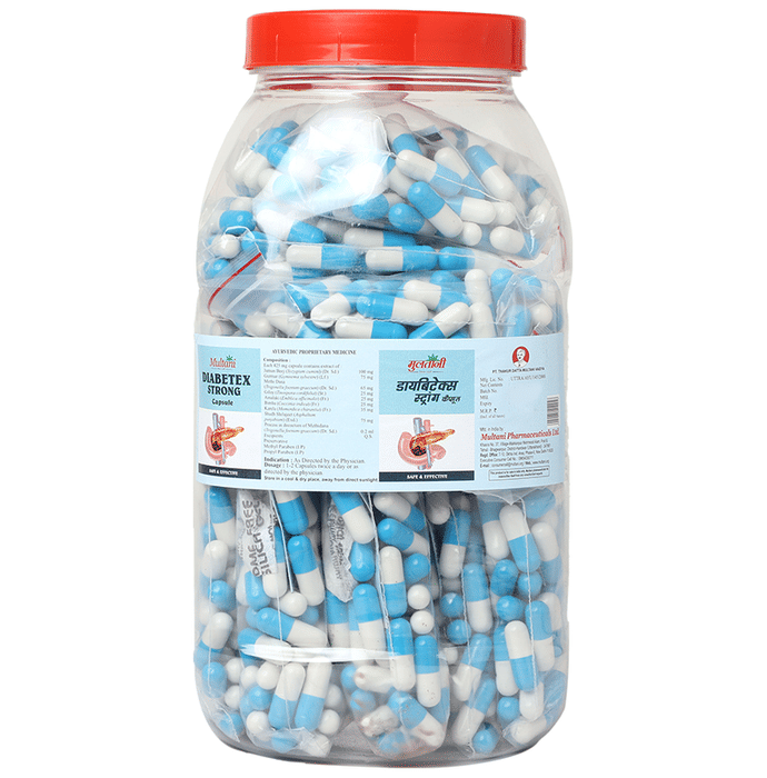 Multani Diabetex Strong Capsule | Grocsy