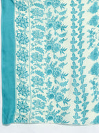 Indo Era Floral Printed Kurta with Trousers & Dupatta | Grocsy
