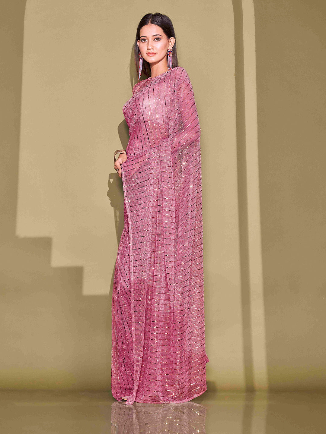 Tikhi Imli Embellished Sequinned Saree | Grocsy