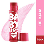 Maybelline New York Baby Lips Pink Lolita & Cherry Kiss Lip Balms Combo | Grocsy