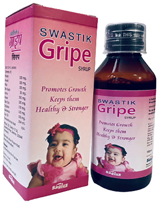 Sagius Swastik Gripe Syrup | Grocsy