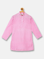 Sethukrishna Boys Pink Kurta with Pyjamas set | Grocsy
