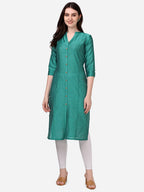 HERE&NOW Ethnic Motifs Printed Kurta | Grocsy