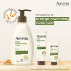 Aveeno Daily Moisturising Lotion Home + Travel Combo| Moisturizer for Normal, Dry & Sensitive Skin | Grocsy