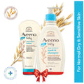Aveeno Baby Daily Moisturizing Lotion & Wash Shampoo Combo | Dry, Itchy & Sensitive Skin | Grocsy