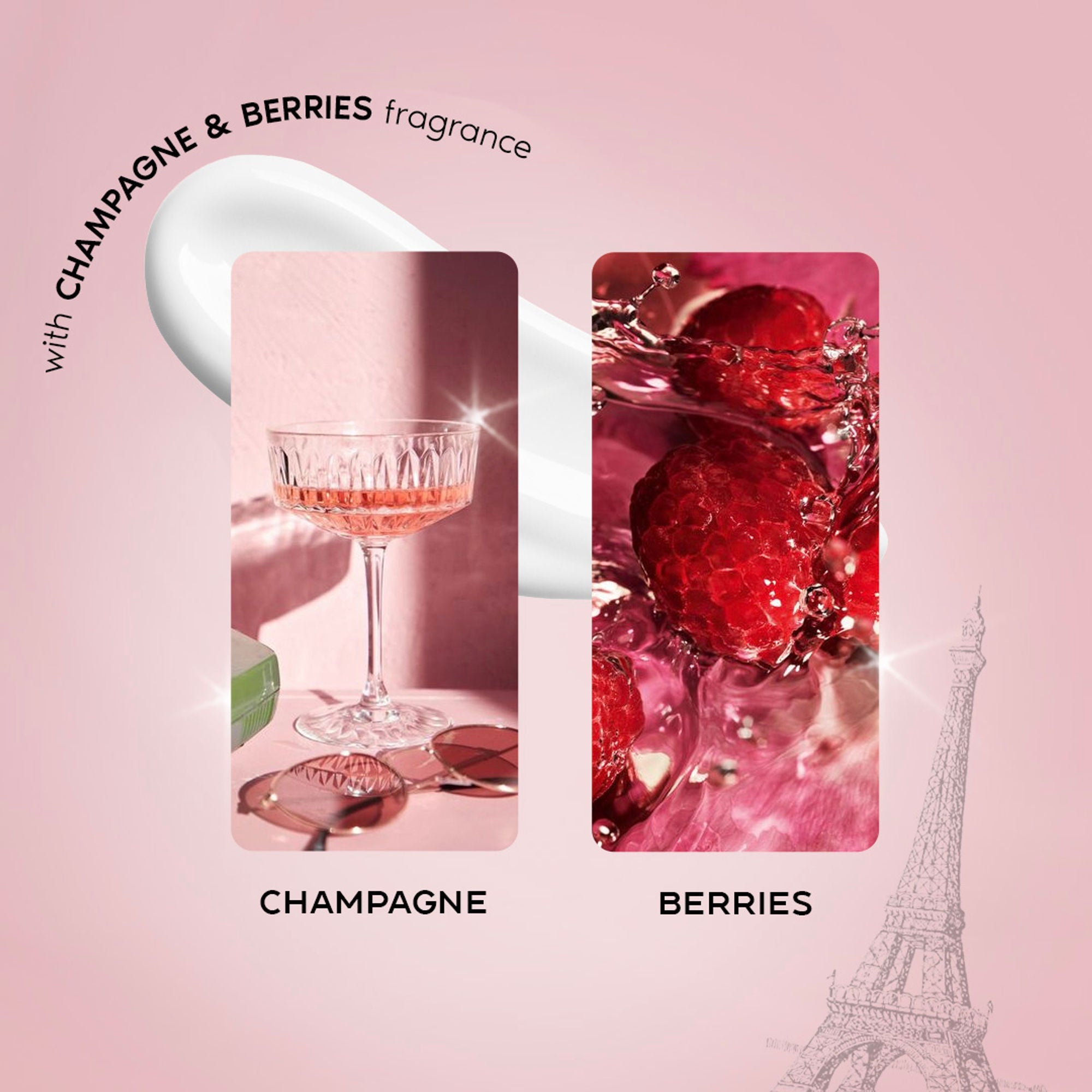 Wanderlust Dreaming Of Paris Hydrating Gel Body Creme With Champagne And Strawberry | Grocsy