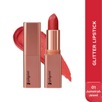 Pilgrim Glitter Lipstick With Matte Finish - Jumeirah Jewel01 | Grocsy