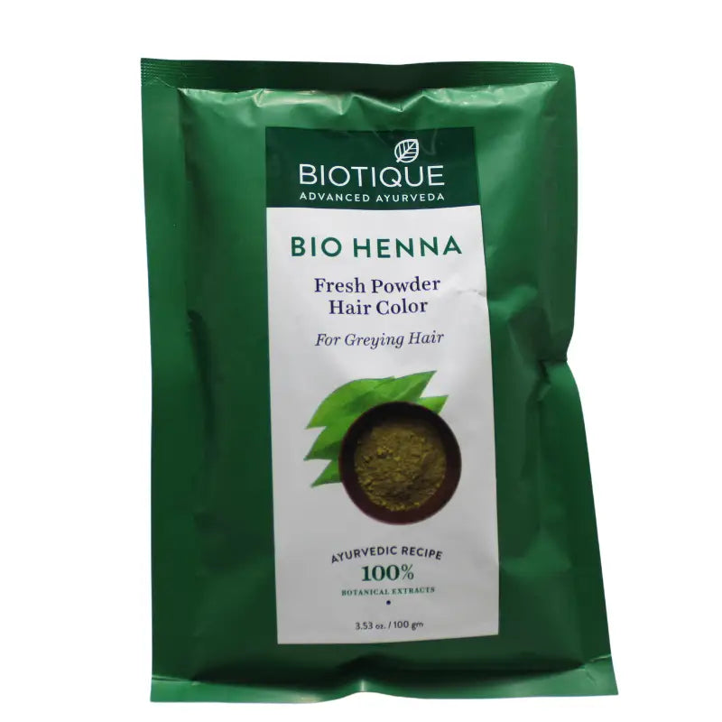 Biotique Advanced Ayurveda Bio Henna Fresh Powder Hair Color | Grocsy