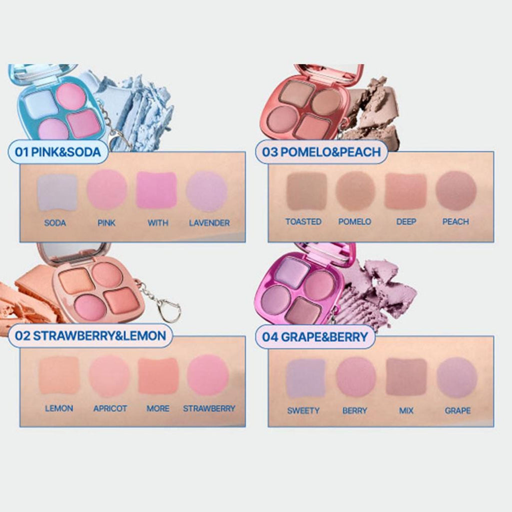 fwee Pocket Cheek Palette - CP03 PomeloNPeach | Grocsy
