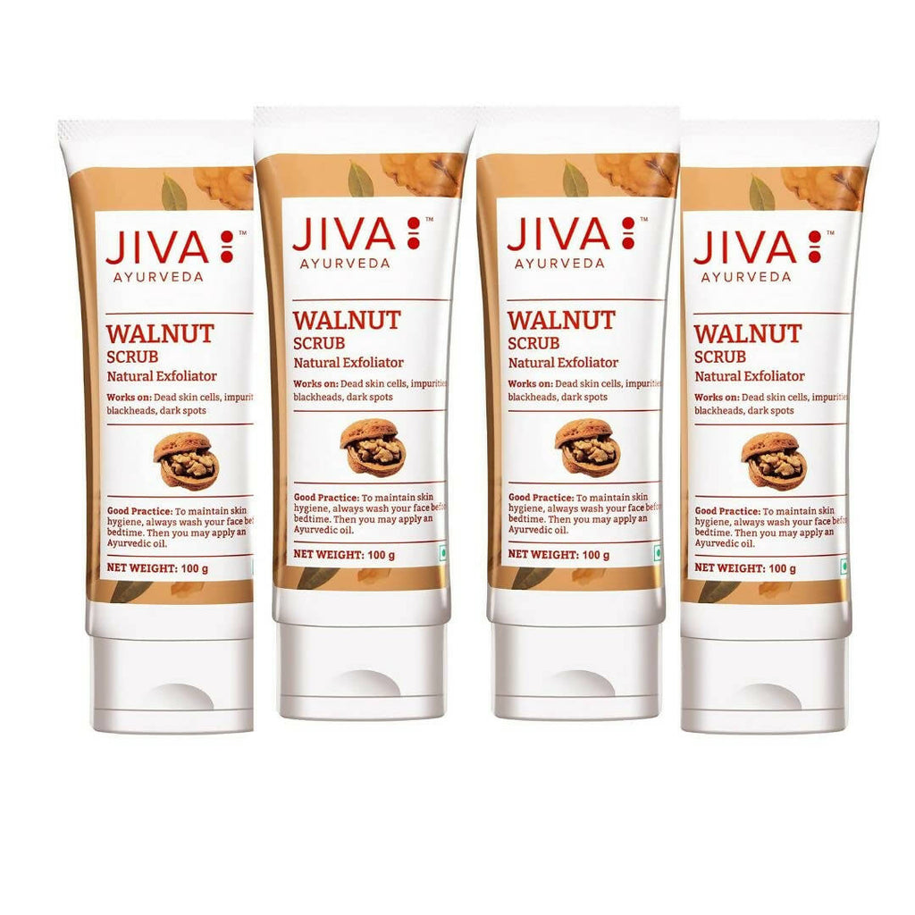Jiva Ayurveda Walnut Scrub | Grocsy