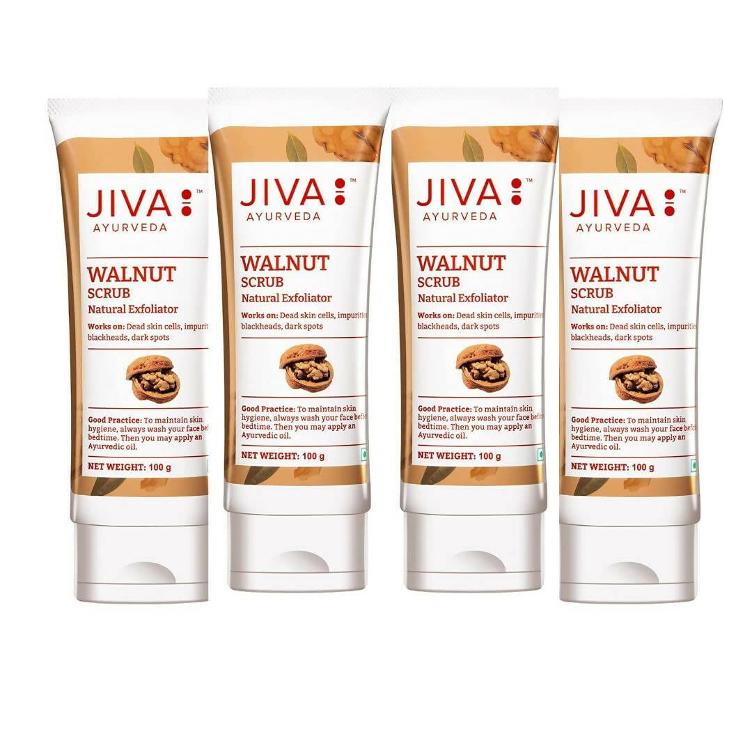 Jiva Ayurveda Walnut Scrub | Grocsy
