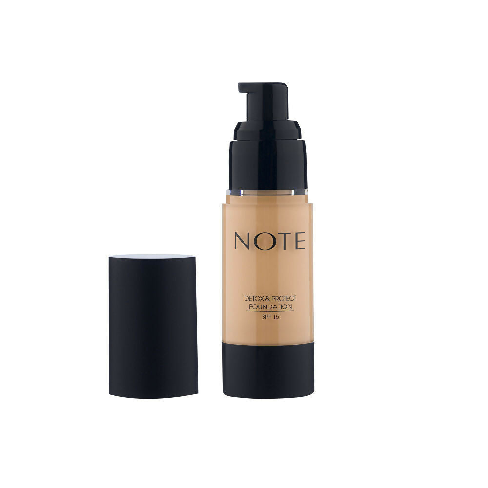 Note Cosmetique Detox And Protect Foundation - 03 Medium Beige | Grocsy